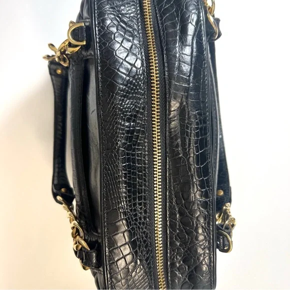 25th Anniversary Edition Black Brahmin Quilted Leather Handbag - Picture 8 of 12